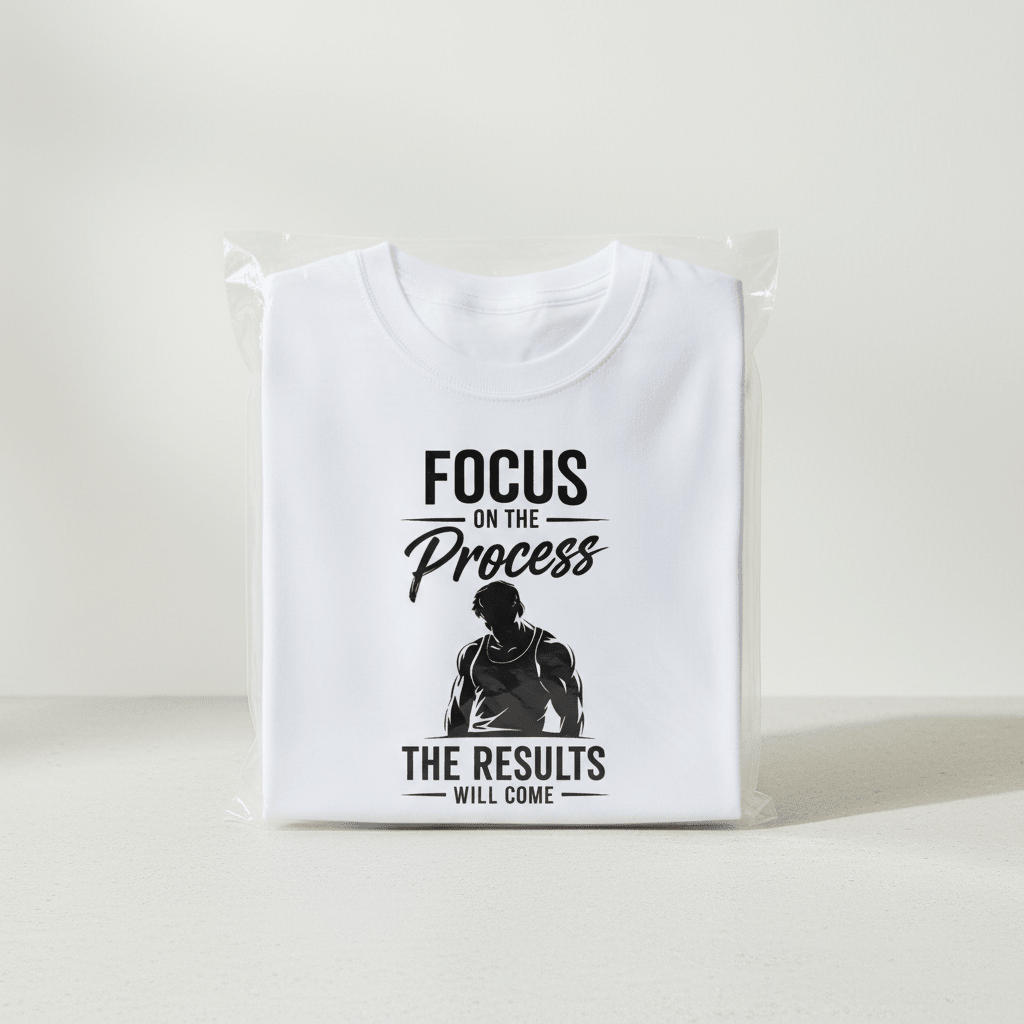 Focus On The Process T-Shirt | Premium Motivational Gym Wear - ARPITUM