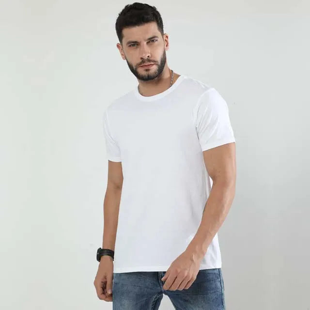 Custom round neck t-shirt view 2