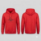 Arpitum Custom Unisex Non-Zipper Pullover Hoodie – 320 GSM Cotton-Loopknit, Red