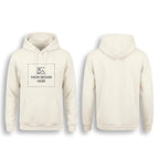 Arpitum Custom Unisex Non-Zipper Pullover Hoodie – 320 GSM Cotton-Loopknit, Off-White