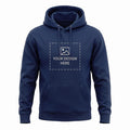 Arpitum Custom Unisex Non-Zipper Pullover Hoodie – 320 GSM Cotton-Loopknit, Navy Blue