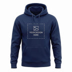 Arpitum Custom Unisex Non-Zipper Pullover Hoodie – 320 GSM Cotton-Loopknit, Navy Blue