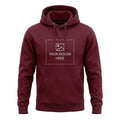 Arpitum Custom Unisex Non-Zipper Pullover Hoodie – 320 GSM Cotton-Loopknit, Maroon