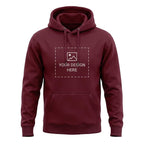 Arpitum Custom Unisex Non-Zipper Pullover Hoodie – 320 GSM Cotton-Loopknit, Maroon