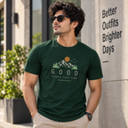 ARPITUM Unisex Customized Bottle Green T-Shirt - Personalize with Your Own Design/Artwork/Image