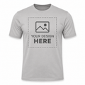 ARPITUM Unisex Customized Grey T-Shirt - Personalize with Your Own Design/Artwork/Image