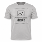 ARPITUM Unisex Customized Grey T-Shirt - Personalize with Your Own Design/Artwork/Image