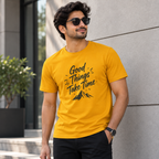 ARPITUM Unisex Customized Mustard Yellow T-Shirt - Personalize with Your Own Design/Artwork/Image