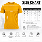 ARPITUM Unisex Customized Mustard Yellow T-Shirt - Personalize with Your Own Design/Artwork/Image