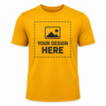 ARPITUM Unisex Customized Mustard Yellow T-Shirt - Personalize with Your Own Design/Artwork/Image