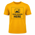 ARPITUM Unisex Customized Mustard Yellow T-Shirt - Personalize with Your Own Design/Artwork/Image