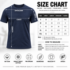 ARPITUM Unisex Customized Navy Blue T-Shirt - Personalize with Your Own Design/Artwork/Image
