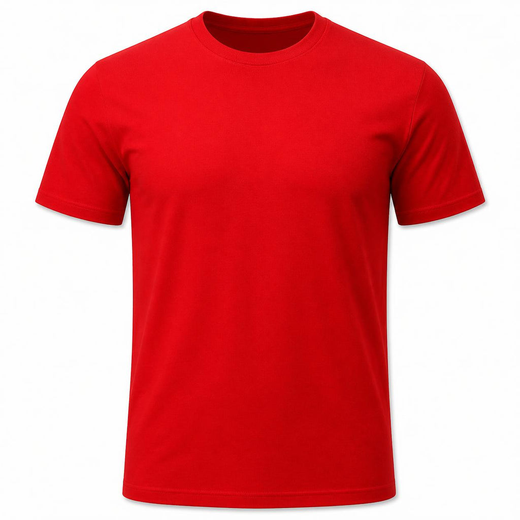 ARPITUM Unisex Customized Red T-Shirt - Personalize with Your Own Design/Artwork/Image