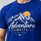 ARPITUM Unisex Customized Royal Blue T-Shirt - Personalize with Your Own Design/Artwork/Image