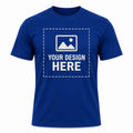 ARPITUM Unisex Customized Royal Blue T-Shirt - Personalize with Your Own Design/Artwork/Image