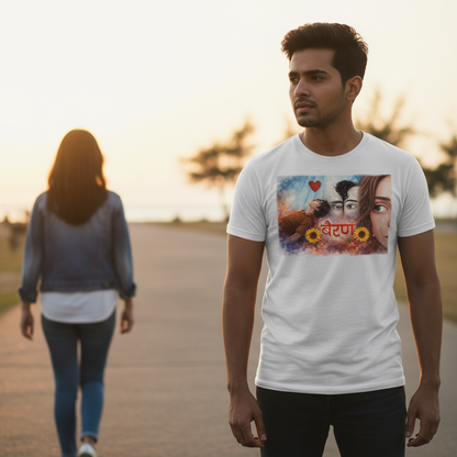 “Bairan” Aesthetic Heartbreak Graphic T-Shirt | Emotional Art Tee for Men & Women
