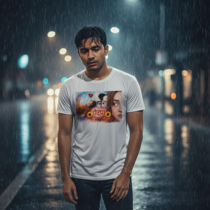 “Bairan” Aesthetic Heartbreak Graphic T-Shirt | Emotional Art Tee for Men & Women