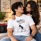 ARPITUM Unisex Customized White T-Shirt - Personalize with Your Own Design/Artwork/Image