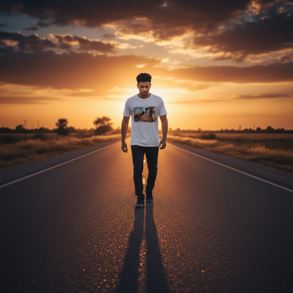 “Bairan” Aesthetic Heartbreak Graphic T-Shirt | Emotional Art Tee for Men & Women - ARPITUM