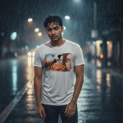 “Bairan” Aesthetic Heartbreak Graphic T-Shirt | Emotional Art Tee for Men & Women - ARPITUM