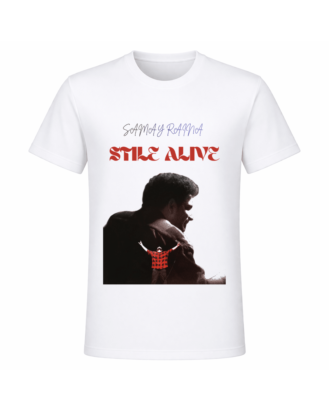 Custom Design Printed T-Shirt – Upload Your Design/Picture | 100% Polyester White Sublimation Tee | Arpitum - ARPITUM