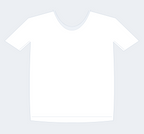 custom dry fit plain front mockup image