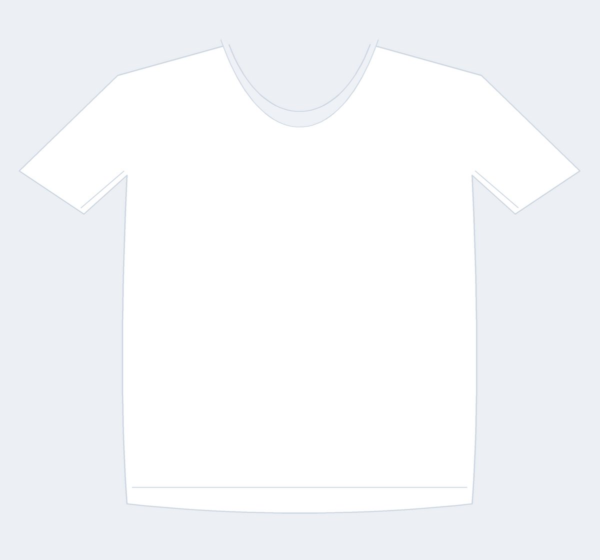 custom dry fit plain front mockup image