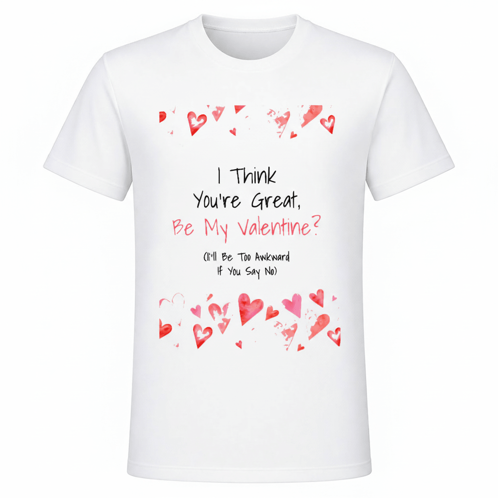 Custom Text Printed T-Shirt – Type Your Text/Name | 100% Polyester White Sublimation Tee | Arpitum - ARPITUM