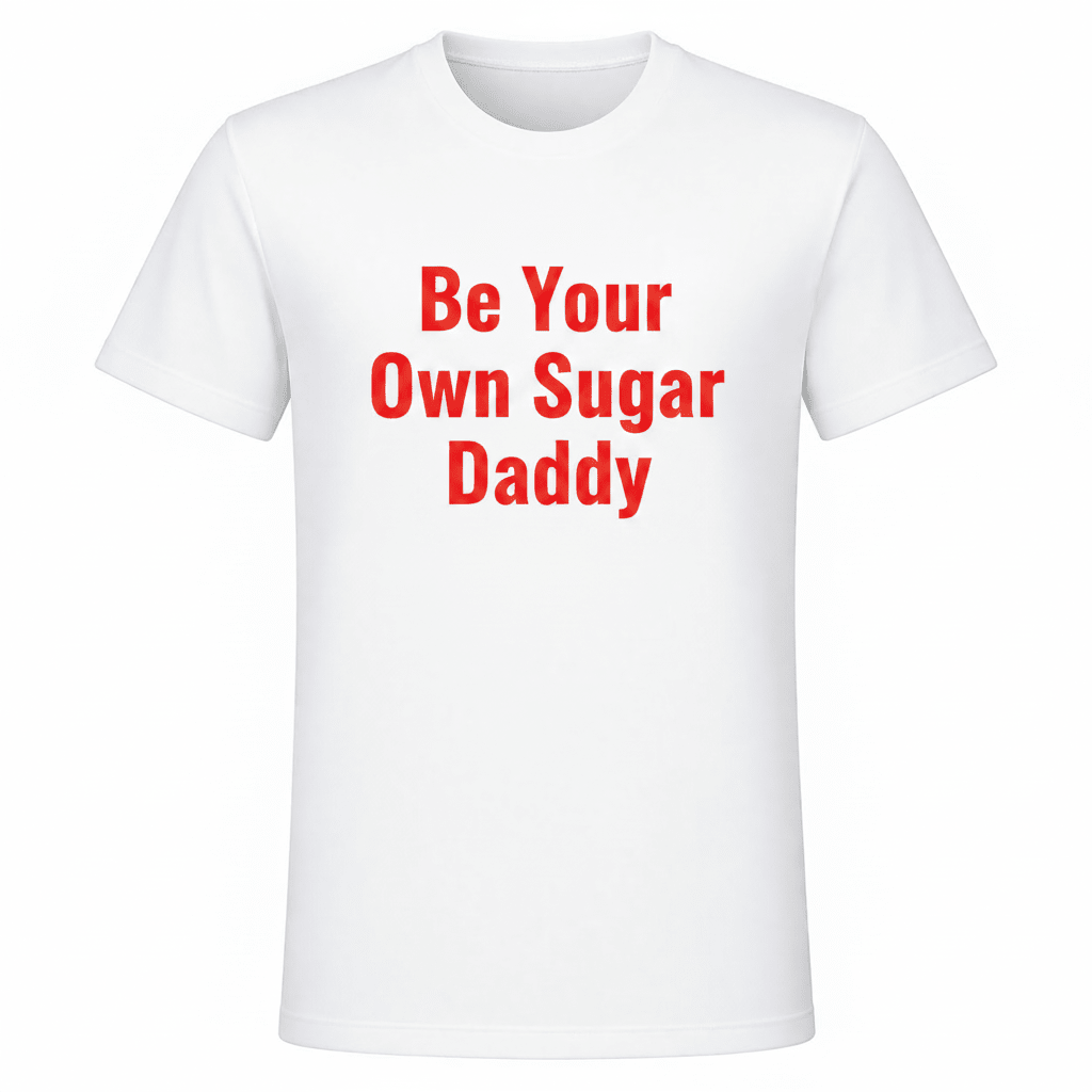 Custom Text Printed T-Shirt – Type Your Text/Name | 100% Polyester White Sublimation Tee | Arpitum - ARPITUM