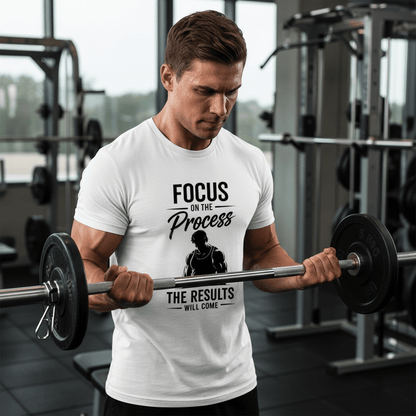 Focus On The Process T-Shirt | Premium Motivational Gym Wear - ARPITUM