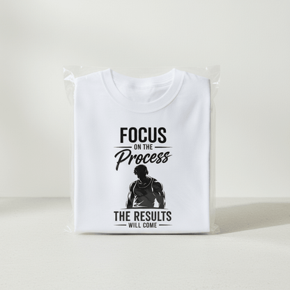 Focus On The Process T-Shirt | Premium Motivational Gym Wear - ARPITUM