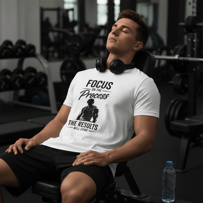 Focus On The Process T-Shirt | Premium Motivational Gym Wear - ARPITUM