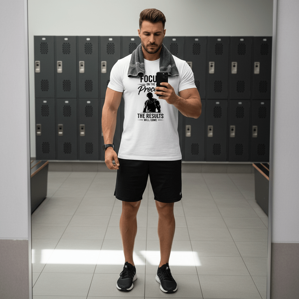 Focus On The Process T-Shirt | Premium Motivational Gym Wear - ARPITUM