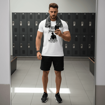 Focus On The Process T-Shirt | Premium Motivational Gym Wear - ARPITUM