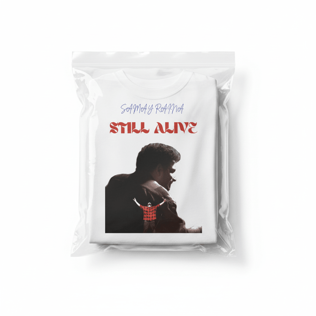 STILL ALIVE Graphic T-Shirt for Men & Women | Trendy White Printed Tee - ARPITUM