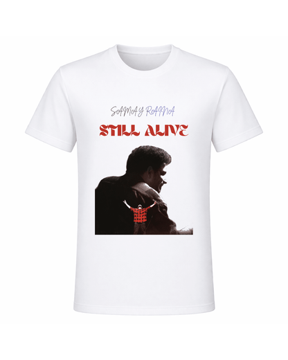 STILL ALIVE Graphic T-Shirt for Men & Women | Trendy White Printed Tee - ARPITUM