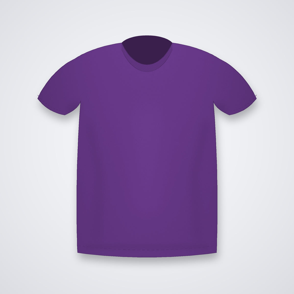 Custom round neck t-shirt in Purple