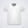 Custom round neck t-shirt in White